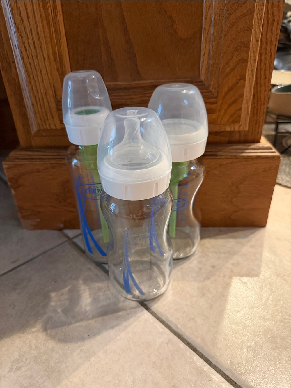 Dr. Brown’s glass bottles